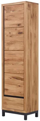 Immagine prodotto di MASSIVMOEBEL24 | VILLANDERS #131 Armadio in legno di quercia selvatica - oliato / natur 56x40x205