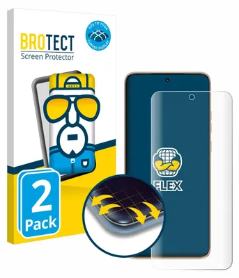 Produktbild von 2x BROTECT Fullscreen Schutzfolie für Motorola Edge 50 Neo Displayschutz Folie Fullcover Klar Transparent