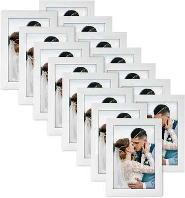 Obrázok produktu pre Fotorámiky, 15 kusov 10x15 cm, MDF, na stenu