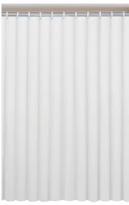 Produktbild von Aqualine Duschvorhang 180x180cm, weiß
