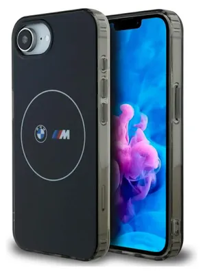 Zdjęcie produktu dla Etui BMW IML Metal MagSafe do iPhone 16 czarny