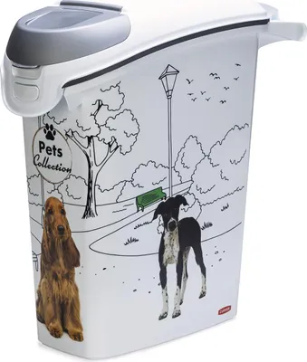 Produktbild von Curver Hundefutter Container weiß, Fassungsvermögen: 23 l / 10 kg