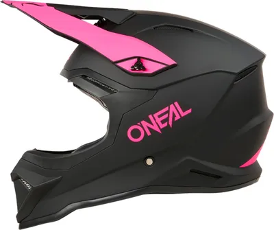 Produktbild von Oneal 1SRS Solid Motocross Helm, schwarz matt/pink, 2XL (63/64)