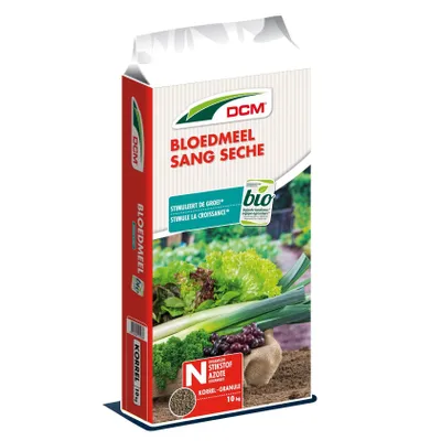 Produktbild von DCM Blutdünger 10 Kg – natürliche Stickstoffquelle für schnelles Pflanzenwachstum (200m²)