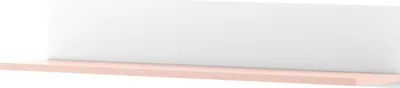 Produktbild von Furniture24 Hängeregal Wandregal Wandboard MIA MI14 Weiß / Rosa Eiche Mädchenzimmer Kinderzimmer