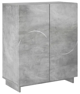 Produktbild von vidaXL Schuhschrank 73 x 38 x 87,5 cm Holzwerkstoff Betongrau