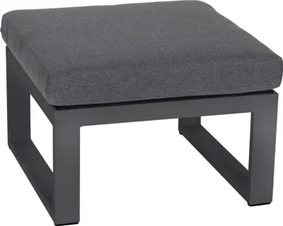Image de Tabouret de salon - 65x65x34 cm - Aluminium - Olefin & Textilene