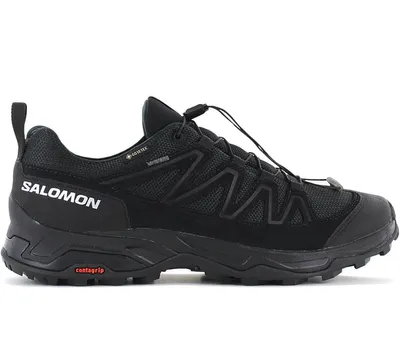 Produktbild von Salomon X Ward Leather GTX - GORE-TEX - Herren Wanderschuhe Schwarz 471823 , Größe: EU 42 UK 8