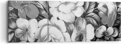 Produktbild von Bild auf Leinwand - Leinwandbild - Blume Blumenstrauß Blatt - 90x30cm - Wand Bild - Wanddeko - Leinwanddruck - Bilder - Kunstdruck - Wanddekoration - Leinwand bilder - Wandkunst - CA90x30-3896