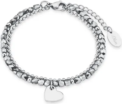 Obrázek produktu pro Zweireihiges Perlenarmband mit Herz - s.Oliver Jewelry Modell: 2018344