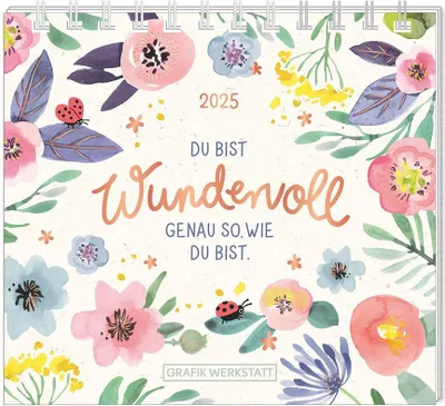 Produktbild von Mini-Kalender 2025 Du bist wundervoll