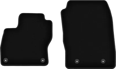 Immagine prodotto di Wielganizator Tappetini anteriori in velluto per Ford Focus MK3 FL (2017-2020, berlina, station wagon, hatchback) neri, set 2 pz, con fissaggi