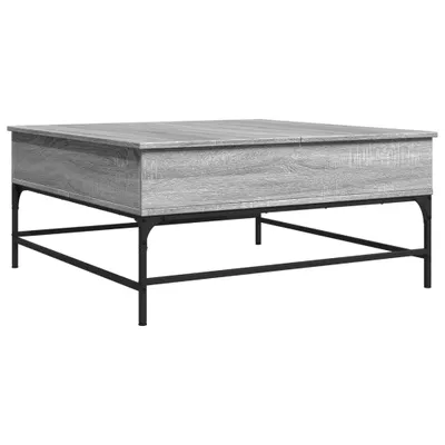 Produktbild von Couchtisch Grau Sonoma 95x95x45 cm Holzwerkstoff und Metall