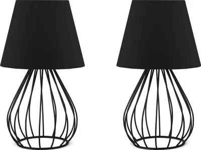 Produktbild von Opviq, AYD - 2599, Tischleuchten, Schwarz, PVC, 17 x 17 x 36 cm