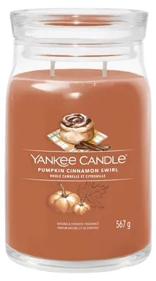 Image de YC Sig Bougie Grande - Scent : Citrouille et cannelle