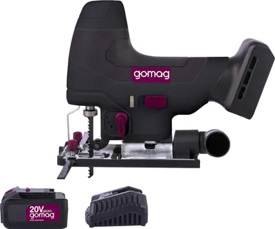 Produktbild von Gomag Akku Stichsäge GO-STS254BL 20V Sägehub 25,4mm 4,0 Akku/Ladegerät