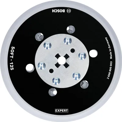 Image de EXPERT Plateau de ponçage universel multi-trous, 125 mm, doux