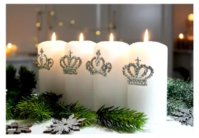 Produktbild von 4er Set Kerzenstecker zur Dekoration