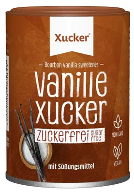 Produktbild von Xucker Vanillexucker, zuckerfreier Vanillezucker mit Xylit, 90g