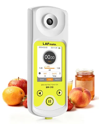 Digitale Brix-Refraktometer 0–95 % mit ATC, aufladbar