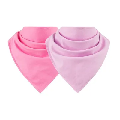 Produktbild von Halstuch Dreieckstuch Kopftuch Mädchen Kinder unifarben Frühling Herbst, Pink/Flieder