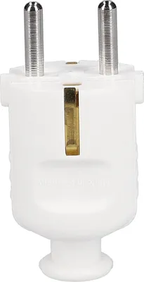 Produktbild von Schuko-Stecker, weiß
