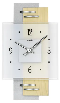 Produktbild von AMS Quarz-Wanduhr, Quarzwerk, 22x36x5cm, 9248