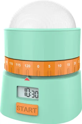 Produktbild von Miraval Lernzeit Timer – Digitaler Time-Tracker mit Ampellicht, Warnzeiten 5/10/15 Min, bis 120 Min einstellbar, Ton- & Lichtalarm, Batterieanzeige