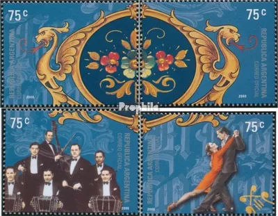 Produktbild von Briefmarken Argentinien 2000 Mi 2618-2621 (kompl.Ausg.) postfrisch Kulturelles Erbe
