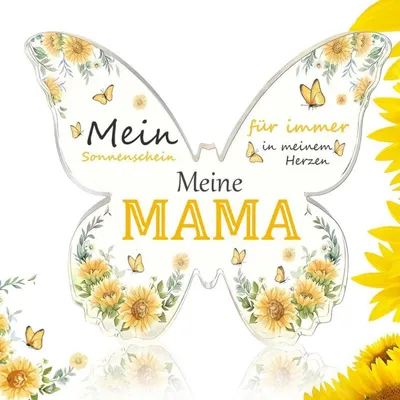 Immagine prodotto di Decorazione in acrilico a forma di farfalla, fermacarte, dimensioni 12,7 x 9,5 cm, idea regalo per la mamma