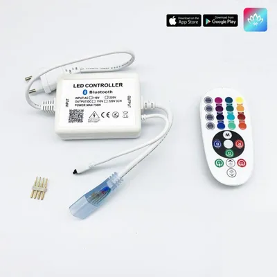 Produktbild von RGB Bluetooth Controller & Netzteil für 220V RGB LED-Band