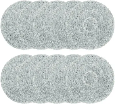 Produktbild von Roboterstaubsauger Wischpads, Mikrofaser, 10 Stück, für Bodenreinigung