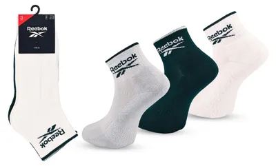 Obrázok produktu pre Reebok – Krátke ponožky, uni – Pohodlná, priedušná bavlna, vhodné na behanie, šport
