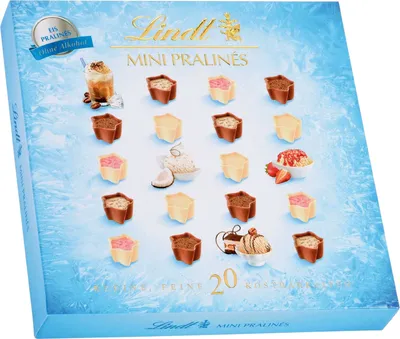 Produktbild von Lindt Mini Pralinés Eis 90g Sommer Edition Pralinen Schokolade Präsent