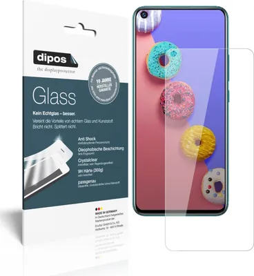 Zdjęcie produktu dla 2 folie ochronne do Infinix S5 - folie antywstrząsowa 9H, wykonana z tworzywa sztucznego przypominającego szkło (1x przód + 1x tył)