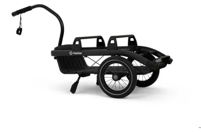 Image de Kit Fixation Porte-bagages Velo X2 Noir - Compatible Siege Enfant Venture - Hamax