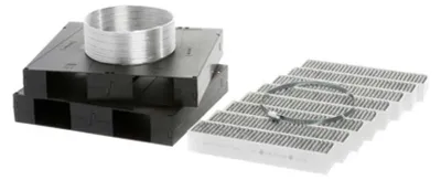 Produktbild von Siemens Clean Air Plus Umluftset, Filter für Dunstabzugshaube, Schwarz, Silber, 245 mm, 345 mm, 450 mm, 3,89 kg