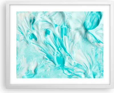 Produktbild von Gerahmtes Poster - Weißer Rahmen - Blume Abstraktion - 50x40 cm - Wand Bild - Wanddeko - Wandbilder - Kunstposter - Wandposter - Bilderrahmen - Bilder - Kunstdruck - Wandbild - P2WAA50x40-3827