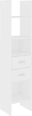 Obrázok produktu pre vidaXL Regál na knihy biely 40x35x180 cm
