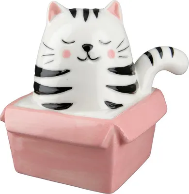 Produktbild von Gilde Porzellan Katze "Findus" VE 6 32124