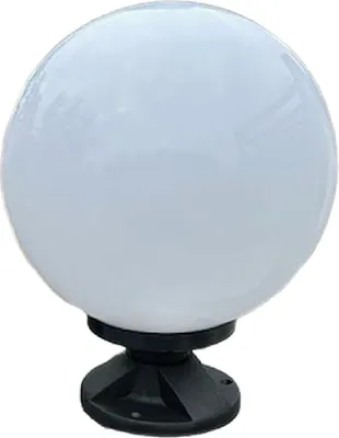 Image de Lampes boules Lampe boule extérieure blanche avec socle Ø 30cm