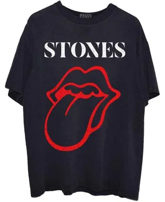 Produktbild von The Rolling Stones Sixty Classic Vintage Tongue Black XL T-Shirt