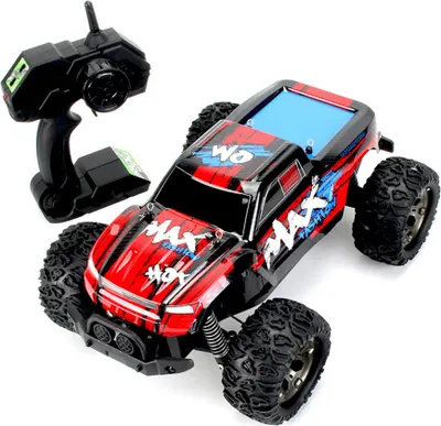 Zdjęcie produktu dla 1: 12 Wysokiej prędkości zdalne sterowanie samochodem Dzieci Off- road Model Boys Toy Red