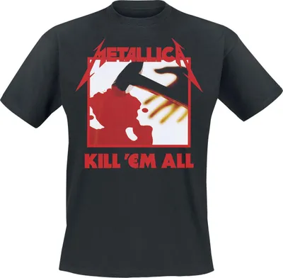 Produktbild von Metallica T-Shirt Herren Kill 'Em All schwarz Band-Merch, Bands 100% Baumwolle 4XL