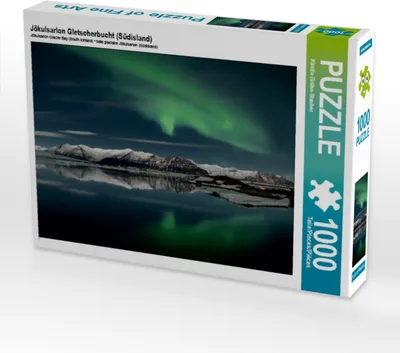 Produktbild von CALVENDO Puzzle Jökulsarlon Gletscherbucht (Südisland) 1000 Teile Puzzle quer | 1000 Teile Lege-Größe 64x48cm Foto-Puzzle für glückliche Stunden