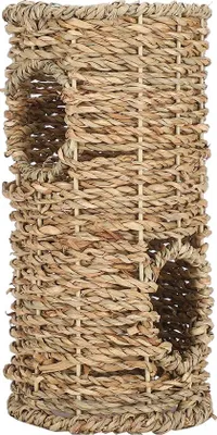 Produktbild von Sommer atmungsaktiver Hamster Tunnel Gras Eichhörnchen Chinchilla Haustiernest Haus Zubehör