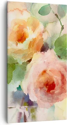 Produktbild von Bild auf Leinwand - Leinwandbild - Rose Blume Garten - 55x100cm - Wand Bild - Wanddeko - Wandbilder - Leinwanddruck - Bilder - Kunstdruck - Wanddekoration - Leinwand bilder - Wandkunst - PA55x100-3910