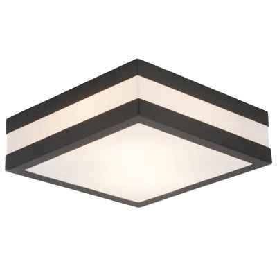 Produktbild von spritzwassergeschützte Deckenlampe für den Außenbereich, quadratisch