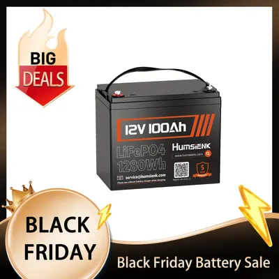 Image de Batterie lithium-ion - Batterie LiFePO4 - Batterie - Pack de batteries - Batterie rechargeable - 12V 100Ah