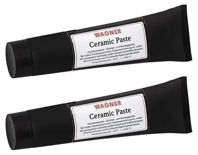 Imagen del producto de Wagner Ceramic-Paste 2x 100g: Pasta lubricante cerámica de alta temperatura para frenos, conexiones roscadas y sistemas de escape